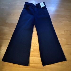 Madewell Petite Flared Wide Leg Jeans Size 27